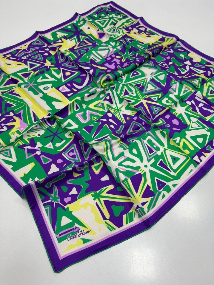 Silkhome twill ipek eşarp - Görsel 3