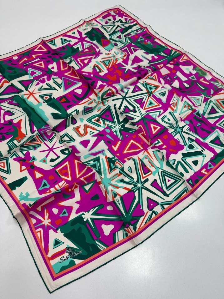 Silkhome twill ipek eşarp - Görsel 2