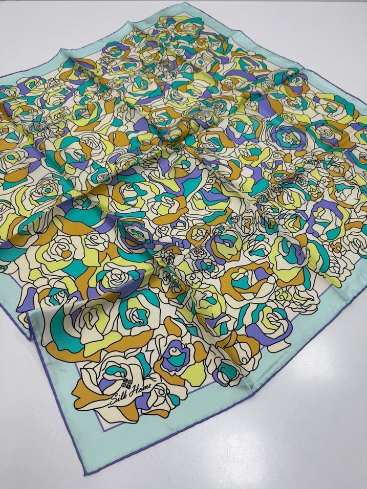 Silkhome twill ipek eşarp - Görsel 2