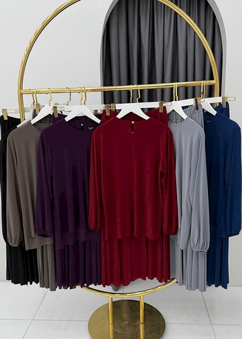 Tesettür etekli takım BİR ALANA BİR BEDAVA - Görsel 2