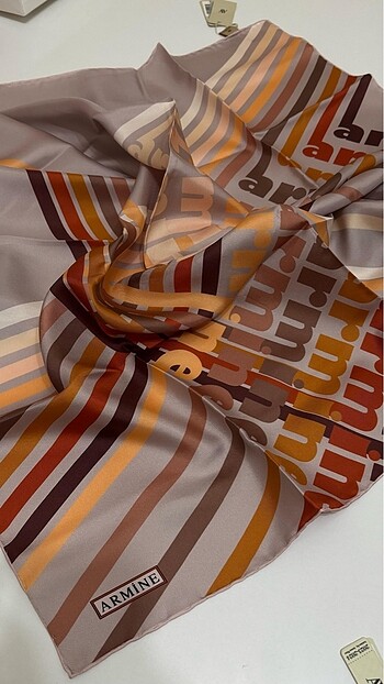 Armine twill ipek eşarp