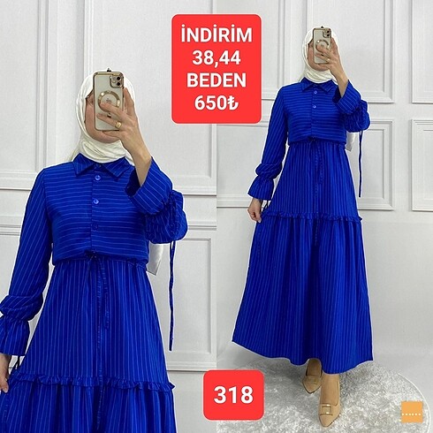 42 Beden Tesettür elbise