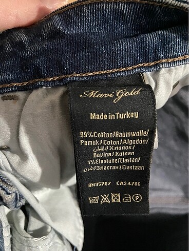 27 Beden Mavi serenay gold jean
