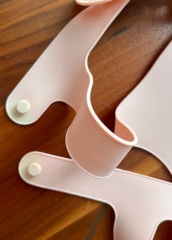 Pembe Silikon Oioi Bebek Önlüğü - Görsel 2