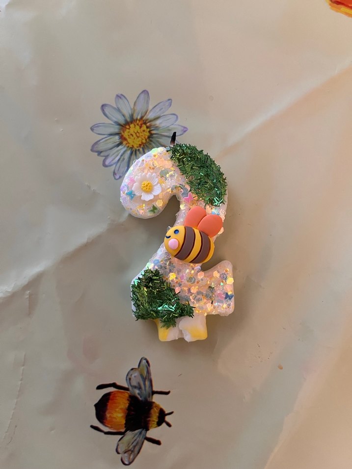 Sarı Arı Temalı Doğum Günü Masa Örtüsü, Banner ve Pasta süsleri - Görsel 4