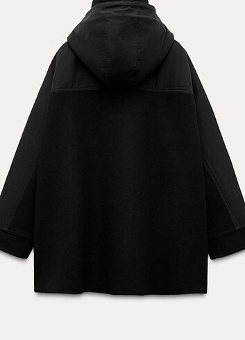 Zara Yünlü Parka - Görsel 5