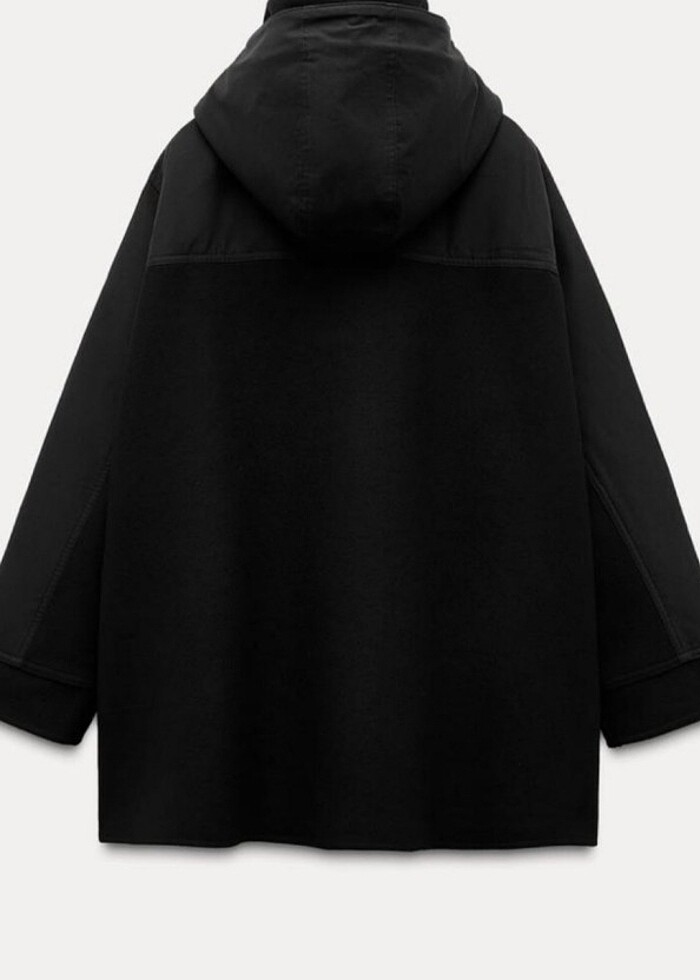 Zara Yünlü Parka - Görsel 5