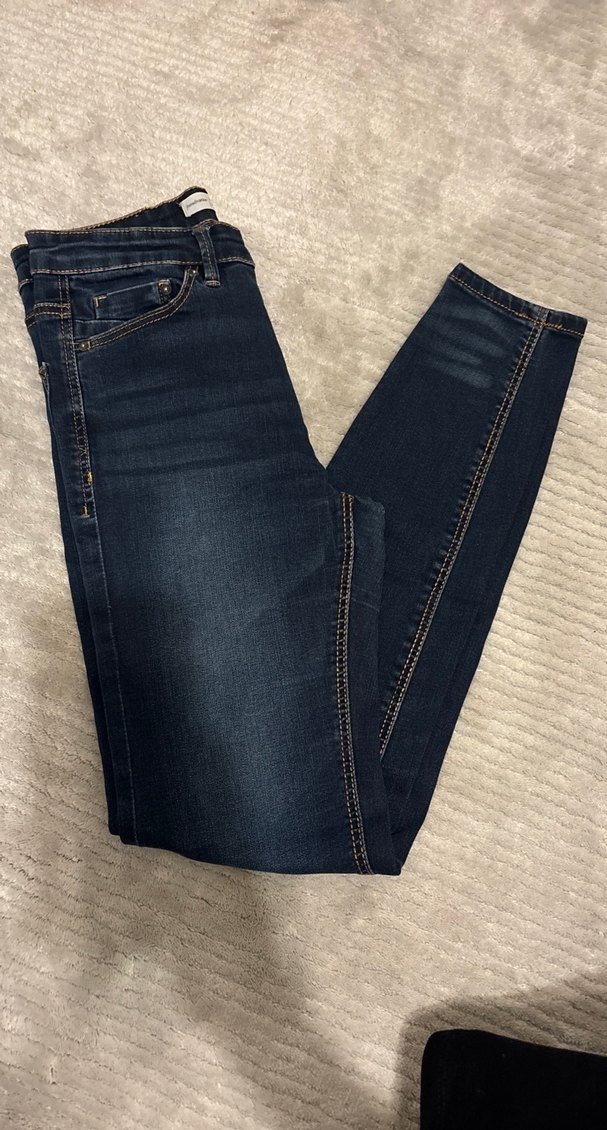 Lacivert Skinny Kadın Kot Pantolon - Görsel 3