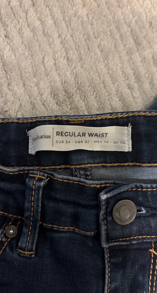 Lacivert Skinny Kadın Kot Pantolon - Görsel 5