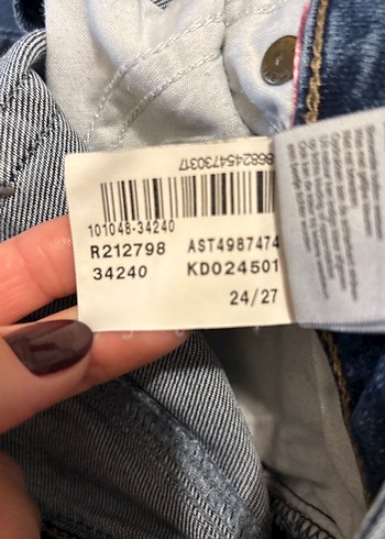 Kadın Mavi Regular Fit Kot Pantolon - Görsel 8