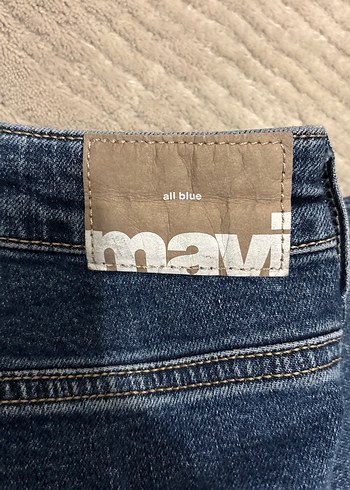 Kadın Mavi Regular Fit Kot Pantolon - Görsel 7