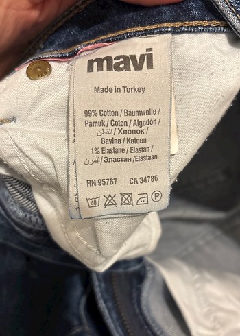 Kadın Mavi Regular Fit Kot Pantolon - Görsel 6