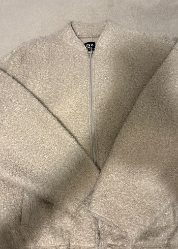 Zara peluş ceket - Görsel 5