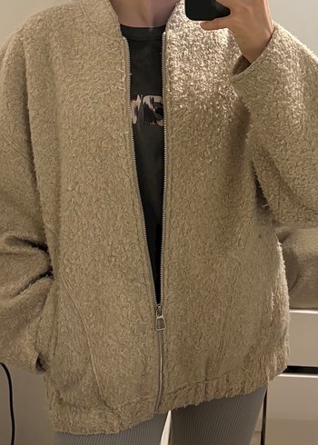 Zara peluş ceket - Görsel 3