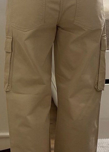 Bershka Bej kargo pantolon