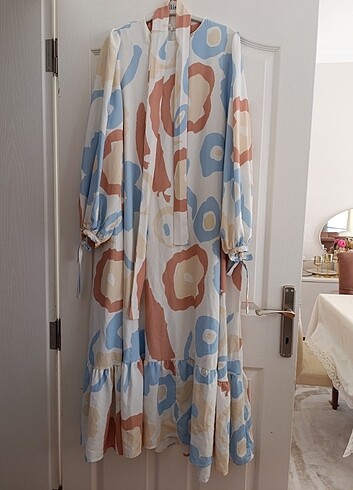 xl Beden çeşitli Renk Sifon elbise