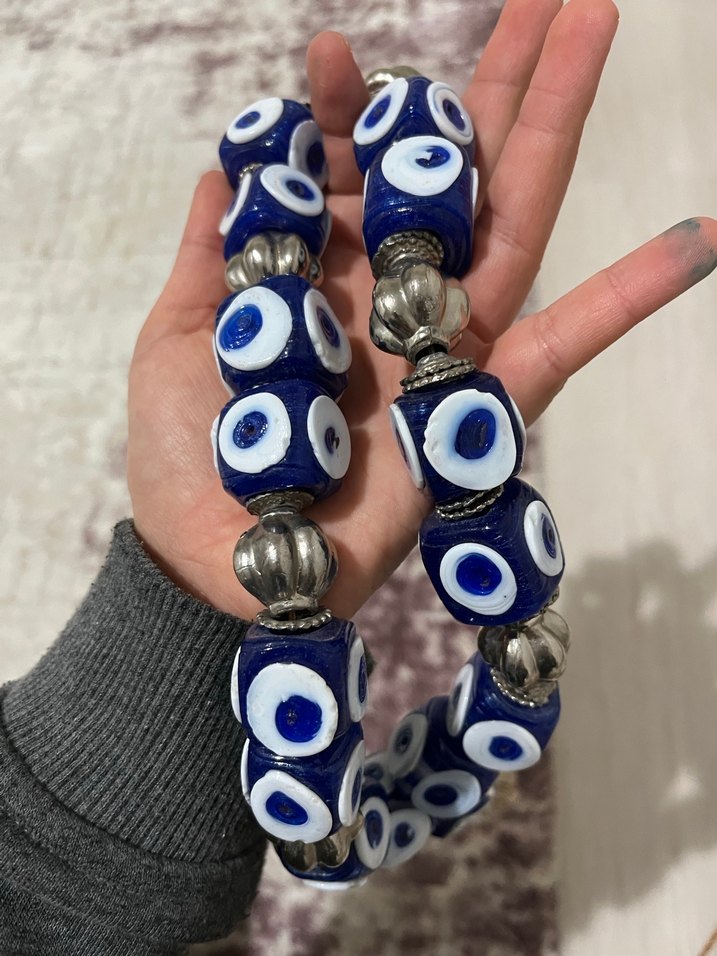 Büyük nazar boncuğu süsleri - Görsel 2
