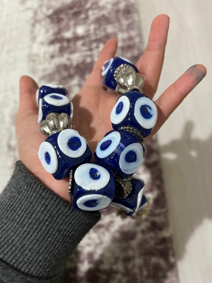 Büyük nazar boncuğu süsleri - Görsel 3