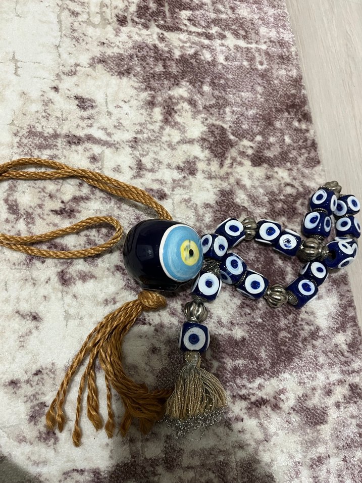 Büyük nazar boncuğu süsleri - Görsel 4
