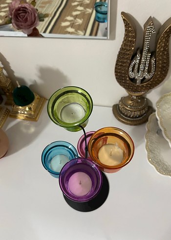 Renkli Cam Mumluk - Görsel 4