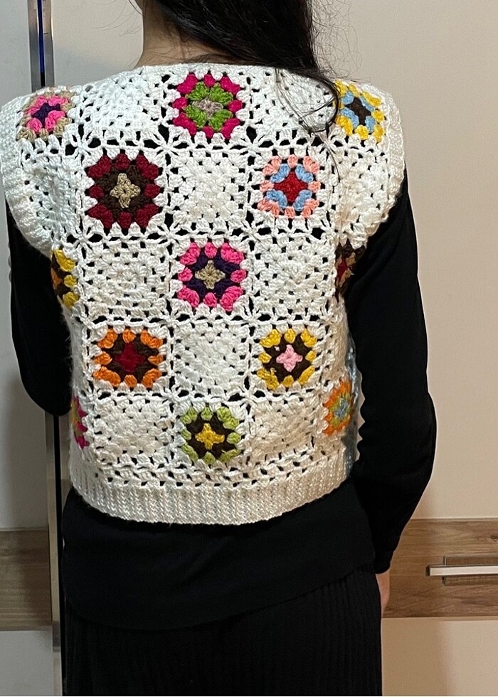 El emeği örgü kazak - Görsel 2