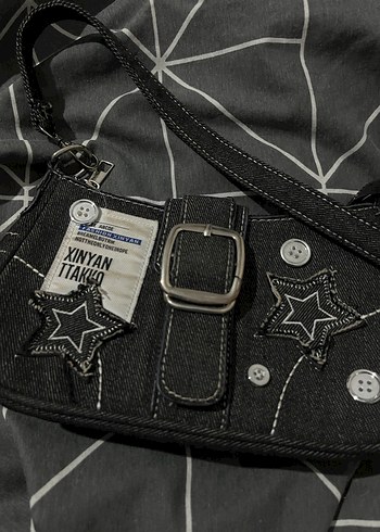  Beden Y2k grunge kot çanta