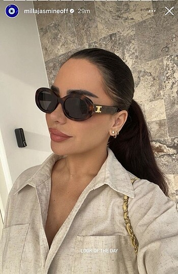 Celine güneş gözlüğü leopar