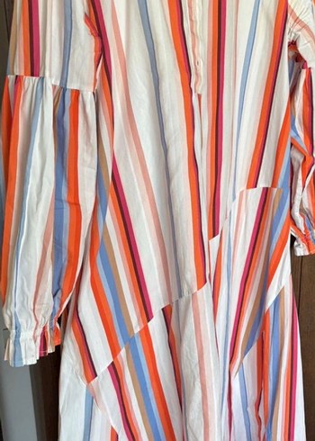 Bohem Renkli Elbise - Görsel 2