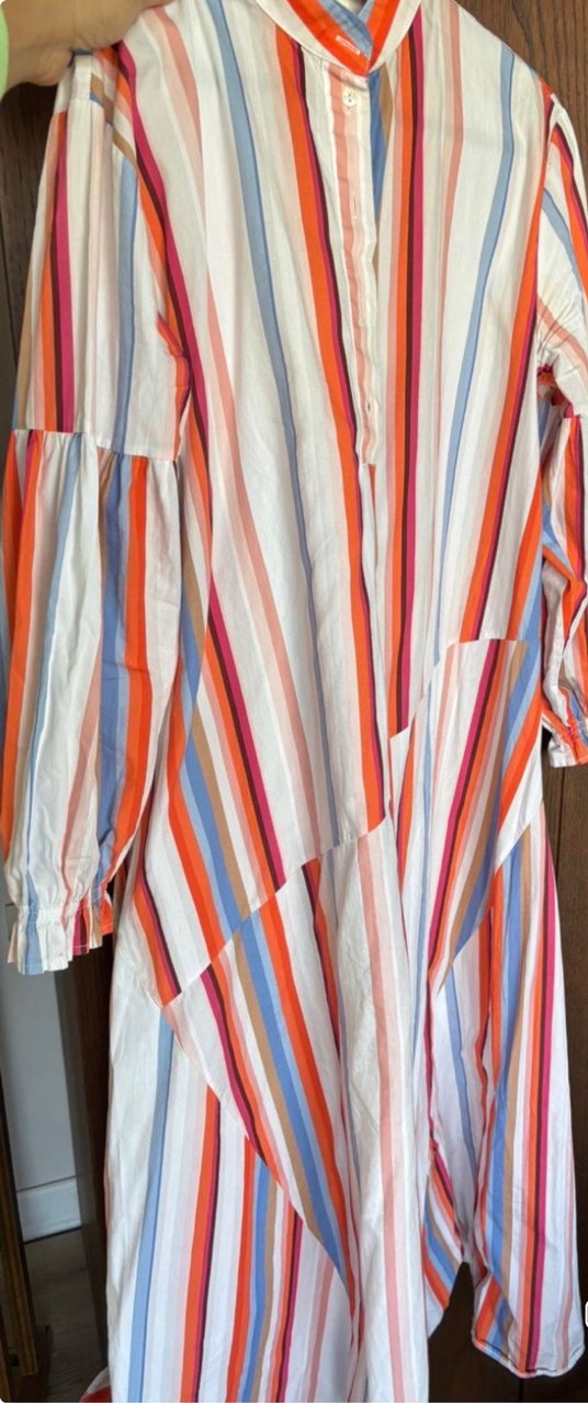 Bohem Renkli Elbise - Görsel 2