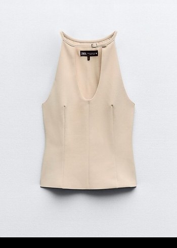 zara halter yaka bluz - Görsel 2