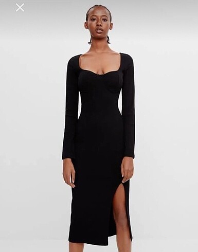 Bershka midi elbise