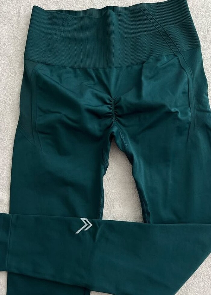 Büzgülu push up tayt - Görsel 2