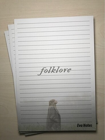  Taylor Swift Folklore Albüm Not Defteri