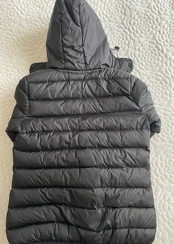 Siyah  Erkek Çocuk Kapüşonlu Mont - Görsel 2