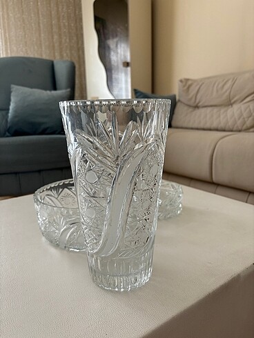  Beden çeşitli Renk Kristal antika el yapımı vazo seti