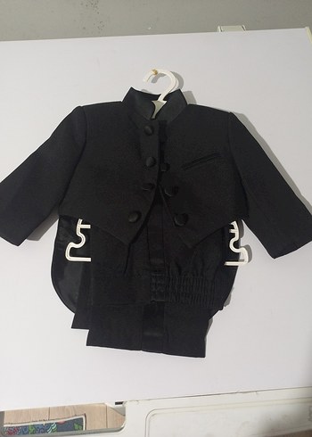 Çocuk Siyah smokin Takım Ceket - Görsel 6