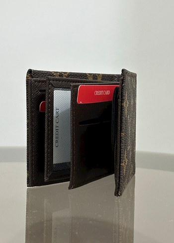 Kahverengi Desenli Erkek Cüzdan - Görsel 4