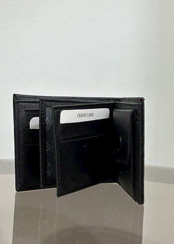 Siyah Baskılı Erkek Cüzdanı - Görsel 3