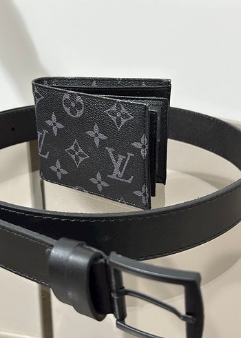 Siyah Kemer ve Cüzdan Seti - Görsel 3