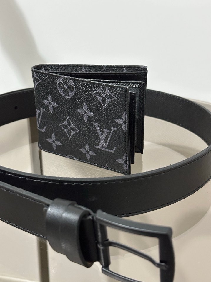 Siyah Kemer ve Cüzdan Seti - Görsel 3