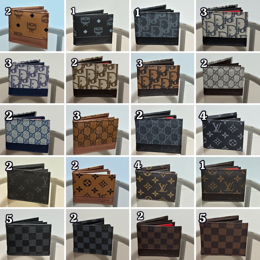 Kahverengi Kareli Erkek Cüzdanı - Görsel 2