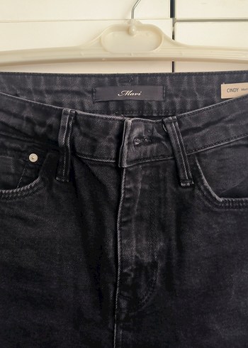 Siyah Kadın Mavi mom jean - Görsel 2