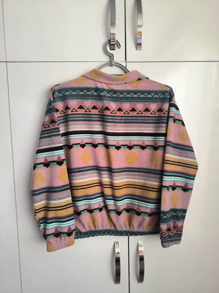 Bohem Çok Renkli Kadın Uzun Kollu Kazak - Görsel 3