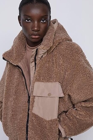 ZARA Peluş Mont
