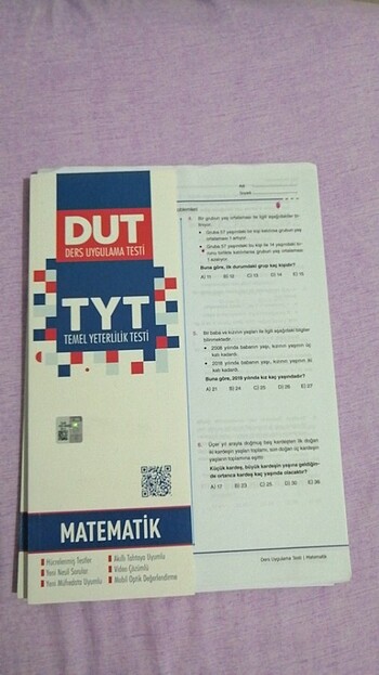 6 Ders Dut yaprak test