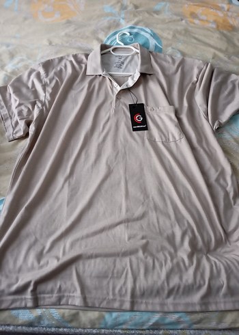 Bej Erkek Kısa Kollu Polo Tişört - Görsel 4