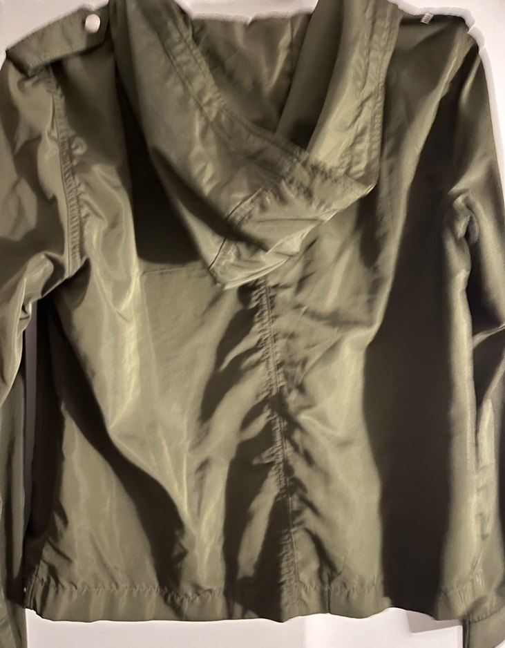 Düğmeli Yeşil Midi Kadın Ceket - Görsel 3