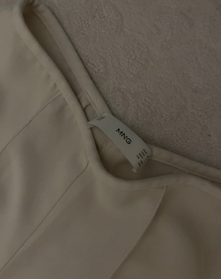 Mango Bej Kadın Kumaş Pantolon - Görsel 3