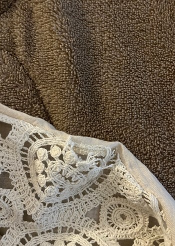 Nakışlı, düğmeli keten gömlek - Görsel 3