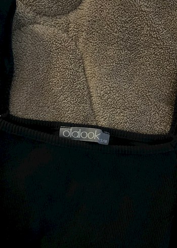 Kare yaka Siyah Uzun Kollu Triko Elbise - Görsel 2